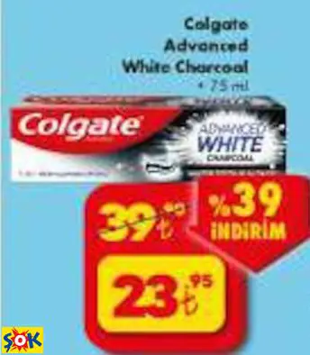 COLGATE ADVANCED WHİTE CHARCOAL